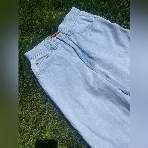 90s Vintage High Waisted Forenza Light Wash Jeans - Picture 2 of 13
